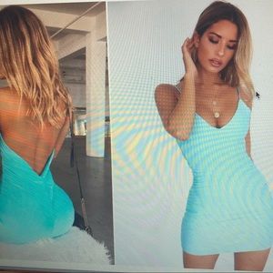 BLUE Ally Dress Tiger Mist